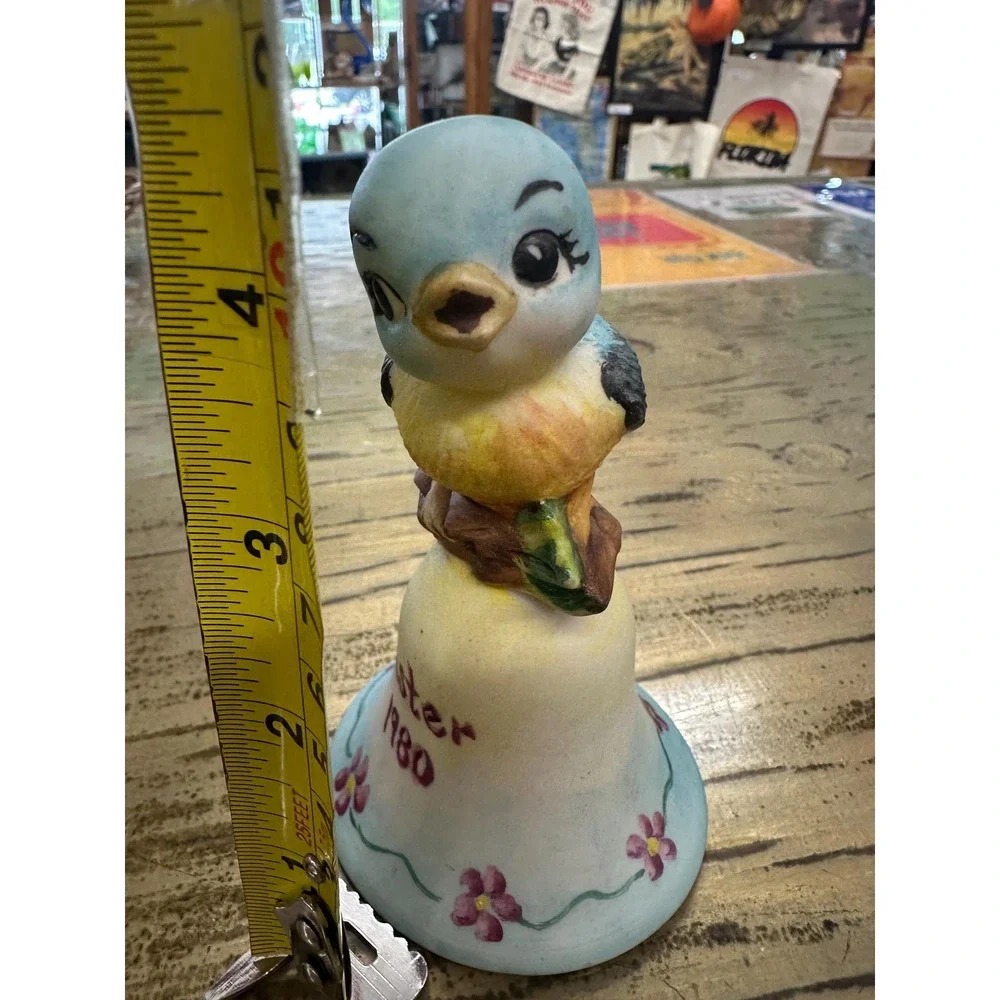 Vintage 1980 Blue Bird Easter Bell